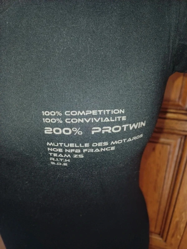 Protwin black challenge t-shirt size 38 – photo 3